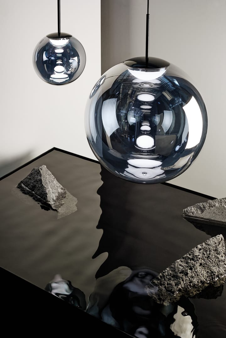 Globe pendel LED Ø 25 cm - Sølv - Tom Dixon