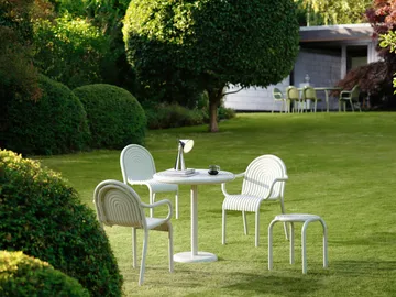 Groove cafebord rundt - Putty, Ø70 cm - Tom Dixon