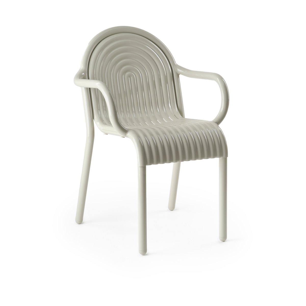 Bilde av Tom Dixon Groove karmstol Putty