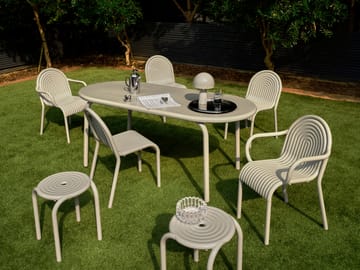Groove spisebord 86x185 cm - Putty - Tom Dixon