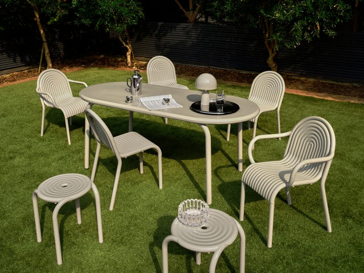 Groove spisebord 86x185 cm, Putty Tom Dixon