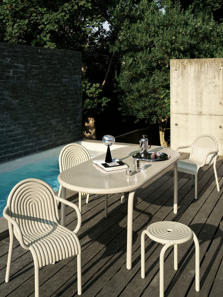 Groove spisebord 86x185 cm, Putty Tom Dixon