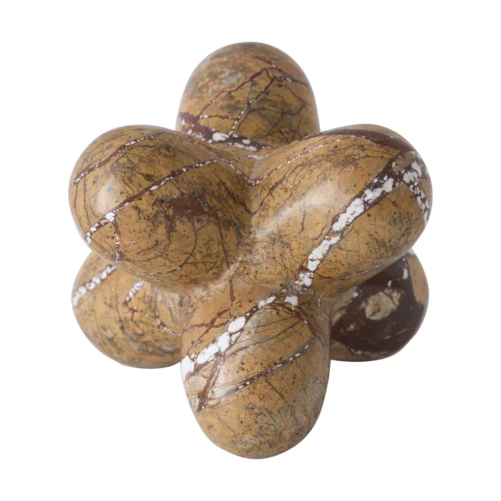 Jack dekorasjonsobjekt - Forest brown marble, 10x8,5 cm - Tom Dixon