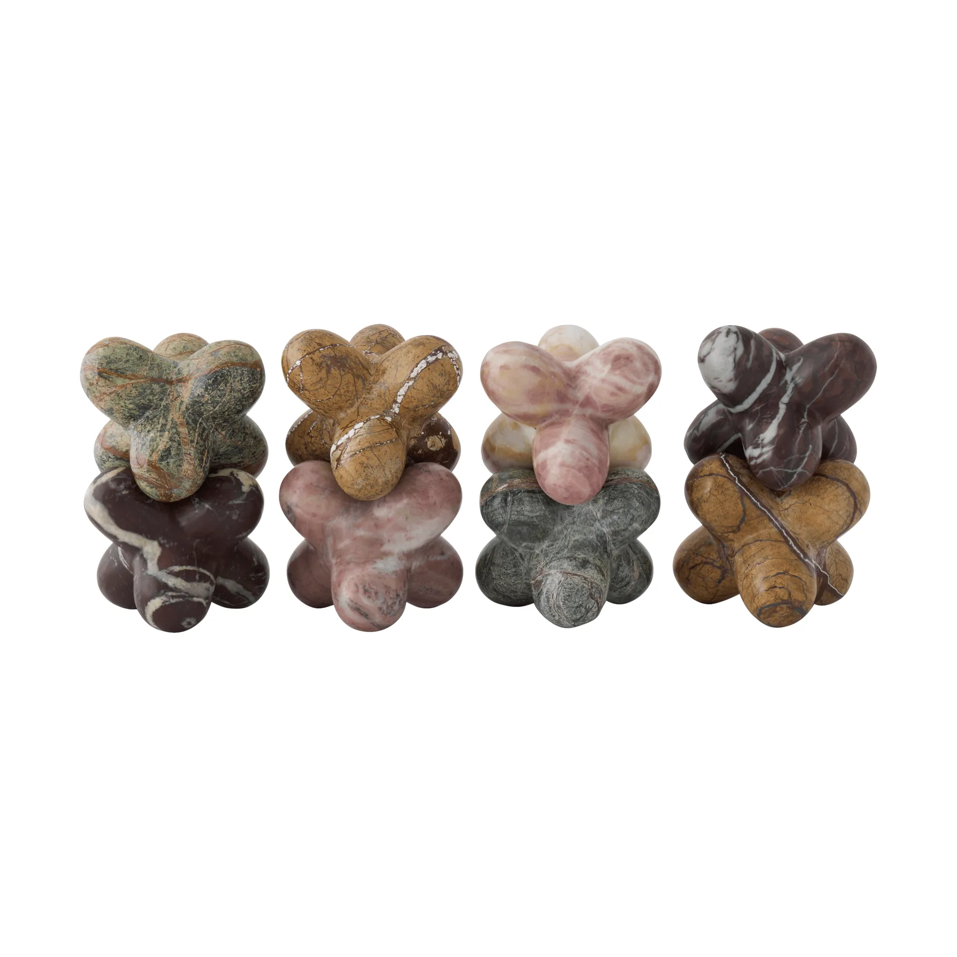 Jack dekorasjonsobjekt, Forest brown marble, 10x8,5 cm Tom Dixon