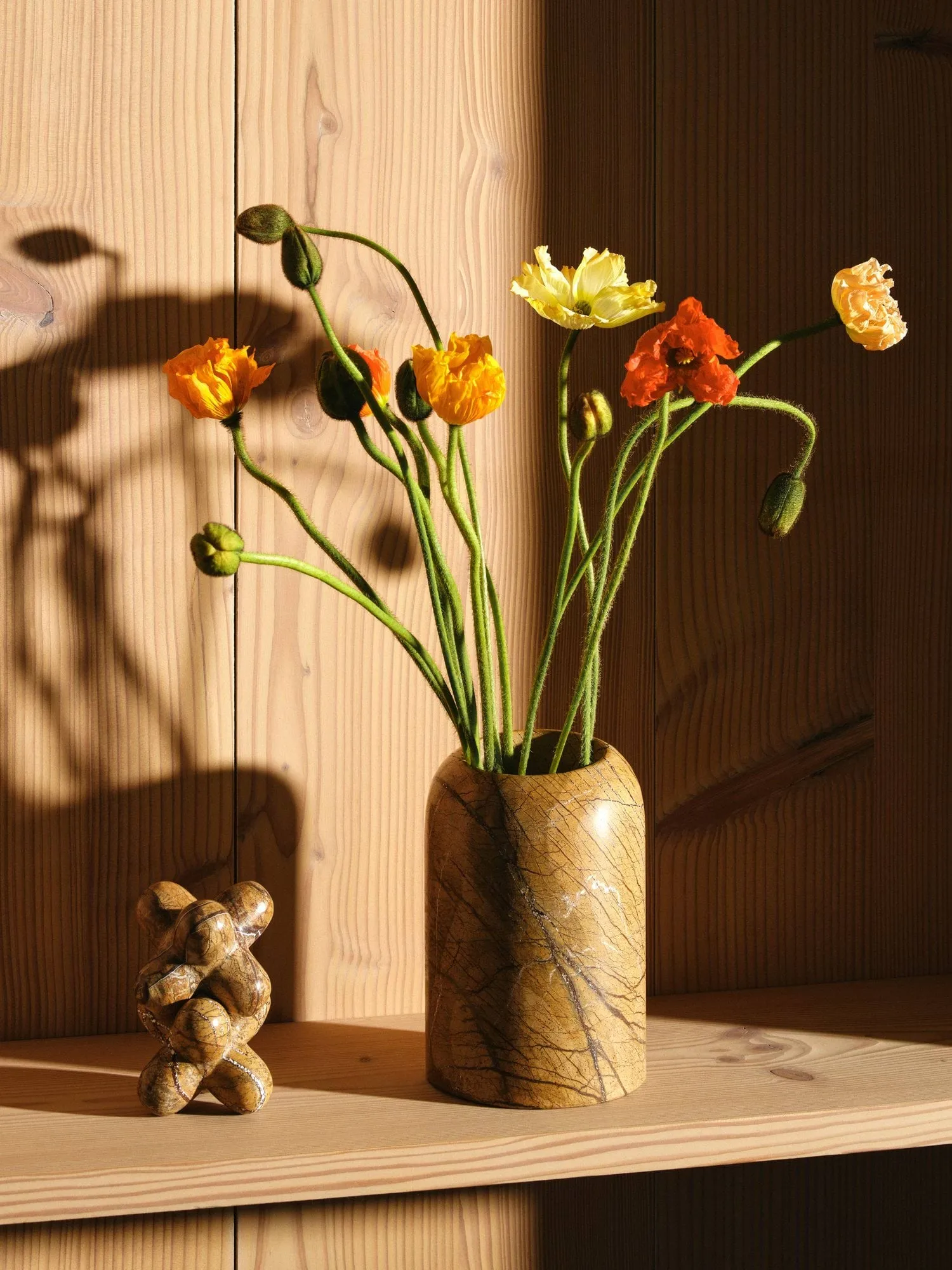 Jack dekorasjonsobjekt, Forest brown marble, 10x8,5 cm Tom Dixon