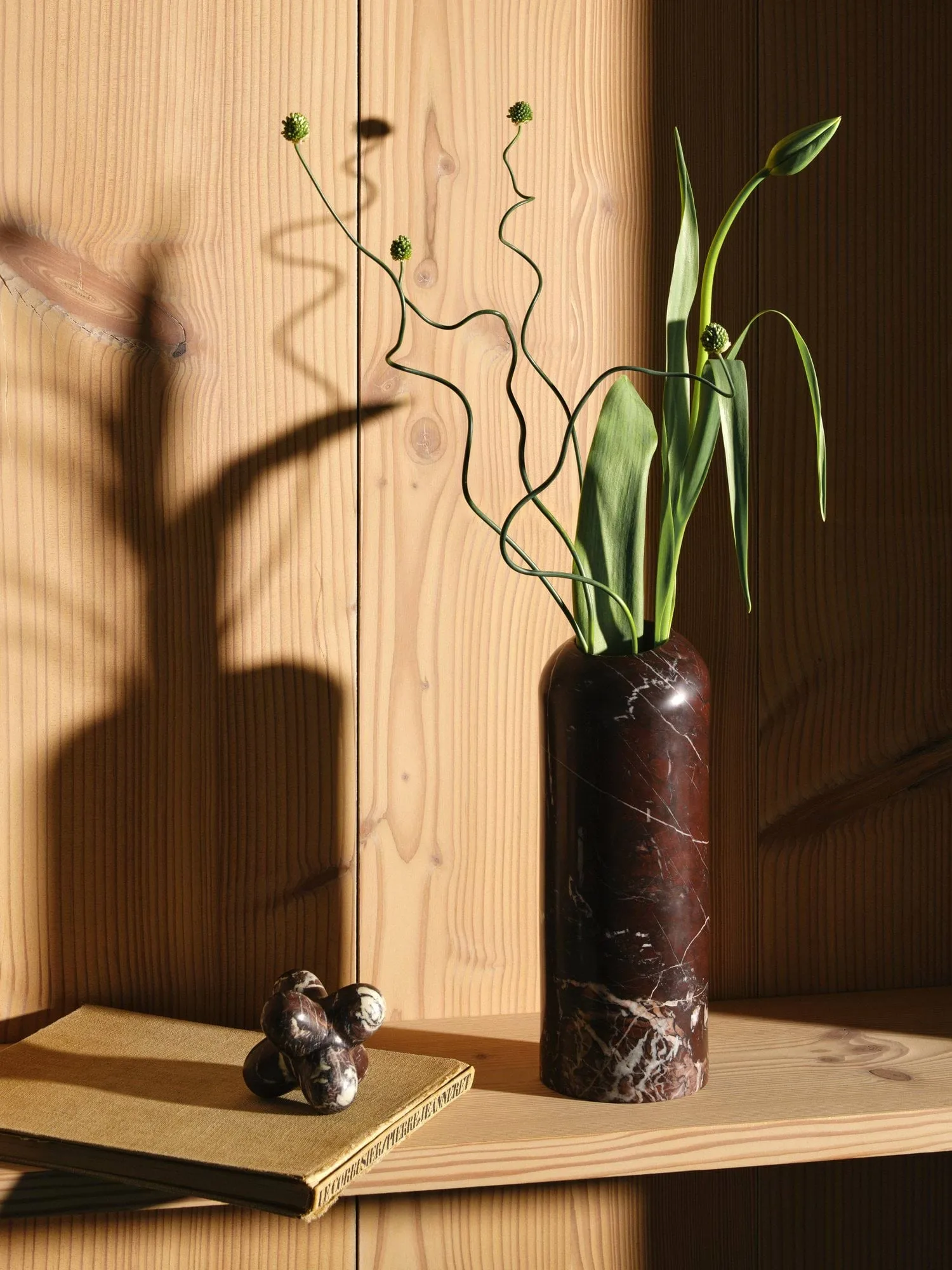 Jack dekorasjonsobjekt, Forest brown marble, 10x8,5 cm Tom Dixon