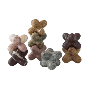 Jack dekorasjonsobjekt - Pink Indian onyx, 10x8,5 cm - Tom Dixon