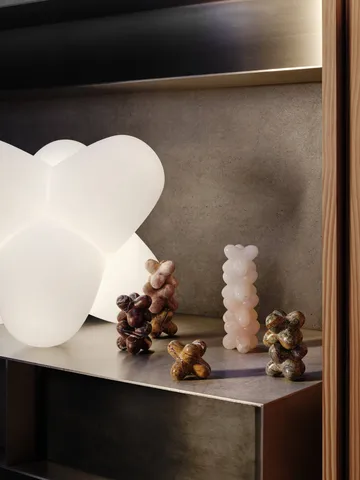 Jack dekorasjonsobjekt - Pink Indian onyx, 10x8,5 cm - Tom Dixon