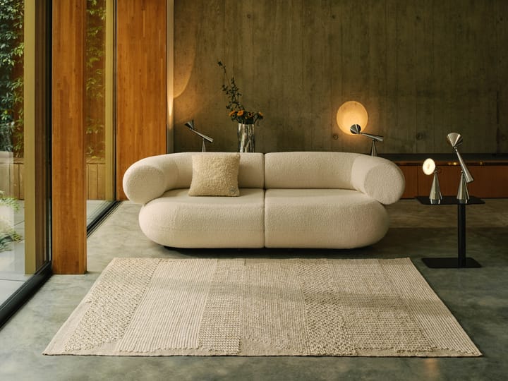 Knotty teppe, Hvit 170x240 cm Tom Dixon