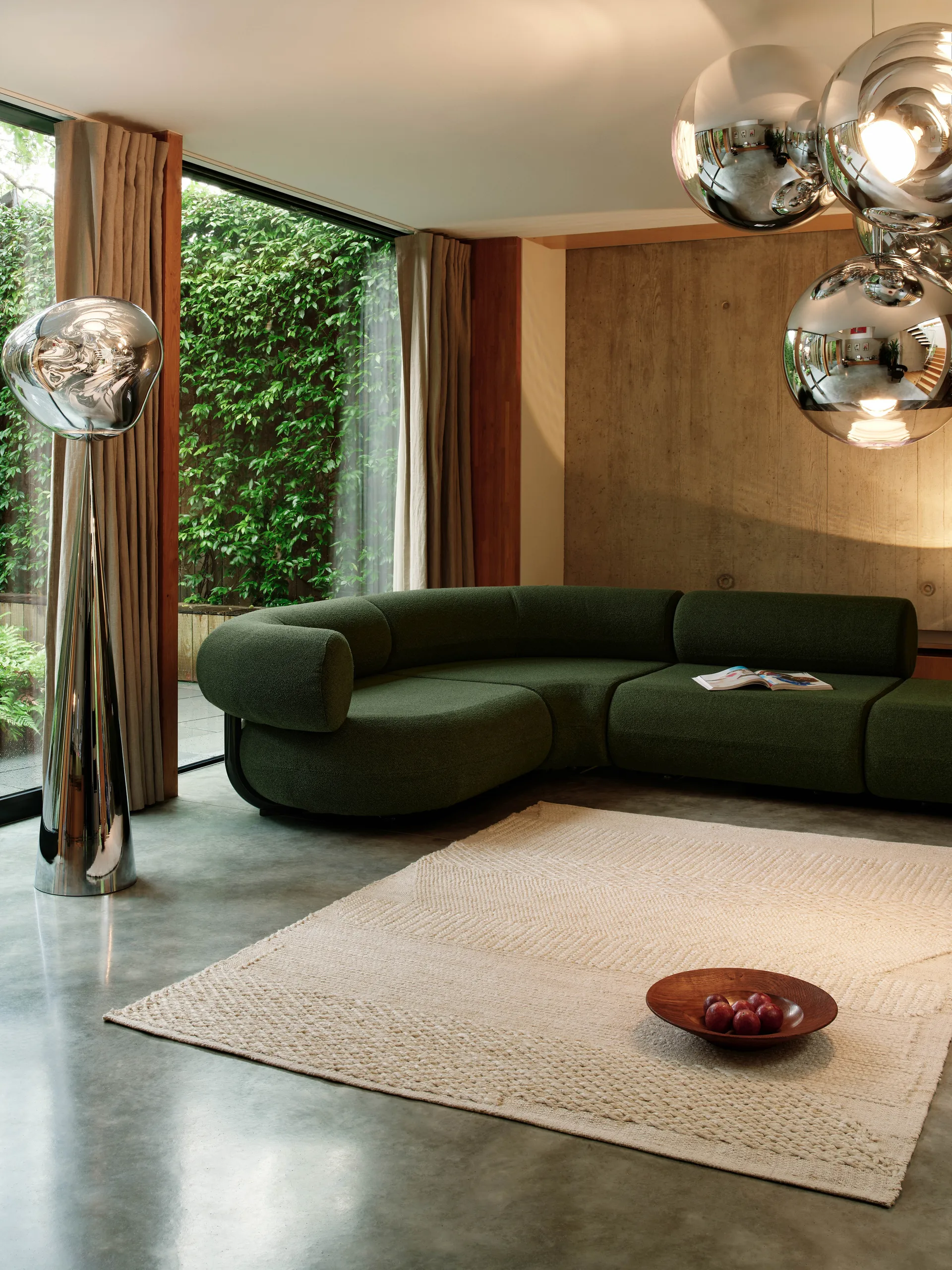 Knotty teppe, Hvit 200x300 cm Tom Dixon