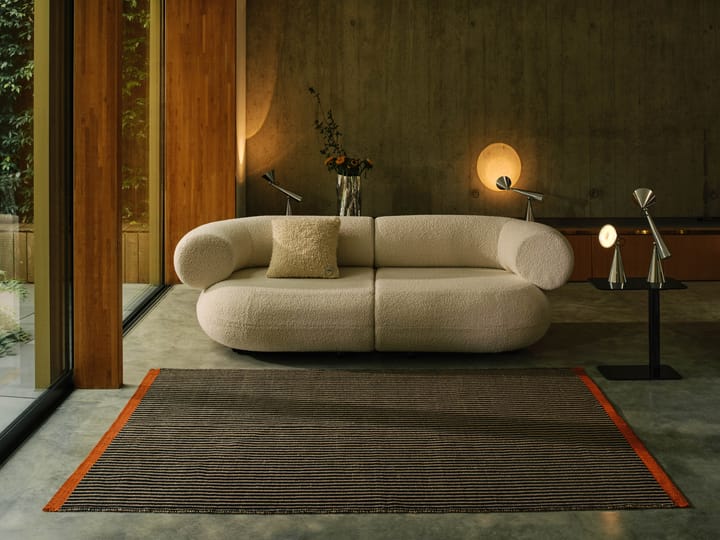 Line teppe, Svart 200x300 cm Tom Dixon