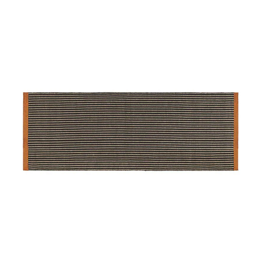 Line teppe, Svart 70x250 cm Tom Dixon