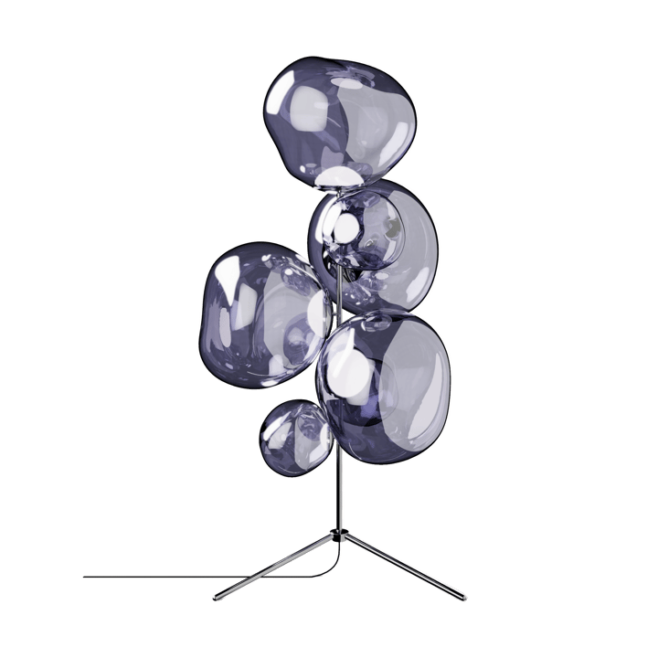 Melt Chandelier gulvlampe LED 175 cm - Smoke - Tom Dixon