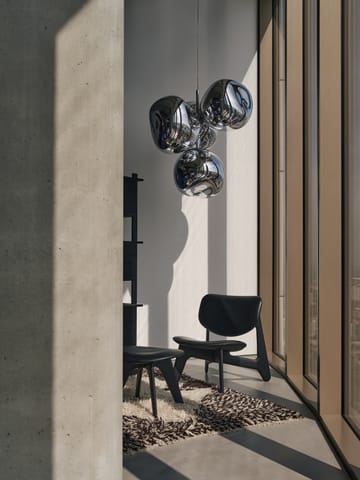 Melt Chandelier large lysekrone LED 196 cm - Silver - Tom Dixon