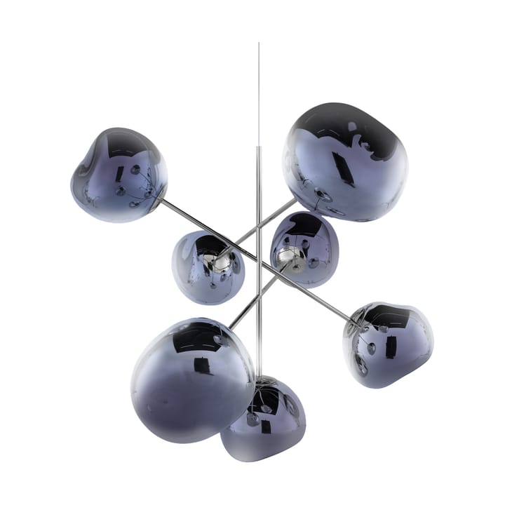 Melt Chandelier large lysekrone LED 196 cm - Smoke - Tom Dixon