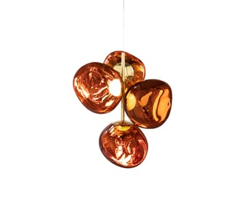 Melt Chandelier mini takkrone LED 63,4 cm - Copper - Tom Dixon