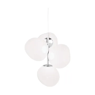 Melt Chandelier mini takkrone LED 63,4 cm - Opal-silver - Tom Dixon