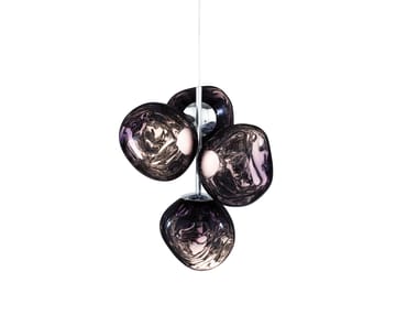 Melt Chandelier mini takkrone LED 63,4 cm - Smoke - Tom Dixon