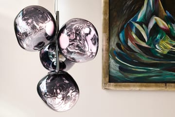 Melt Chandelier mini takkrone LED 63,4 cm - Smoke - Tom Dixon