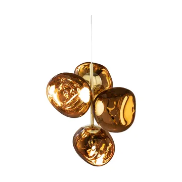 Melt Chandelier small takkrone LED 103 cm - Gold - Tom Dixon