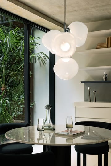Melt Chandelier small takkrone LED 103 cm - Opal-gold - Tom Dixon