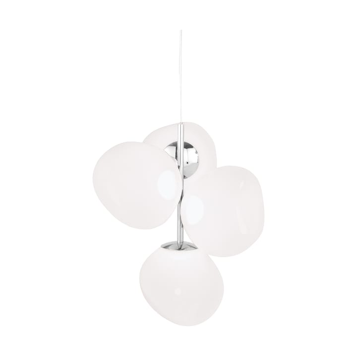 Melt Chandelier small takkrone LED 103 cm - Opal-silver - Tom Dixon