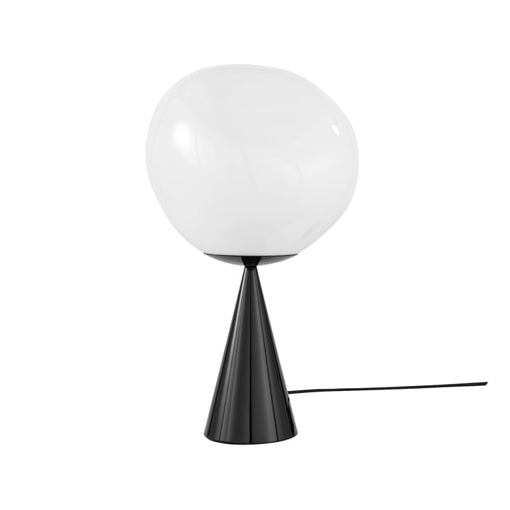 Melt Cone fat bordlampe LED 46,5 cm - Opal-black - Tom Dixon
