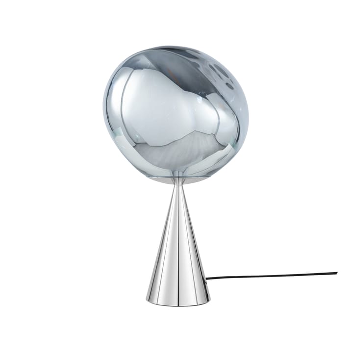 Melt Cone fat bordlampe LED 46,5 cm - Silver-silver - Tom Dixon