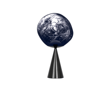 Melt Cone fat bordlampe LED 46,5 cm - Smoke - Tom Dixon