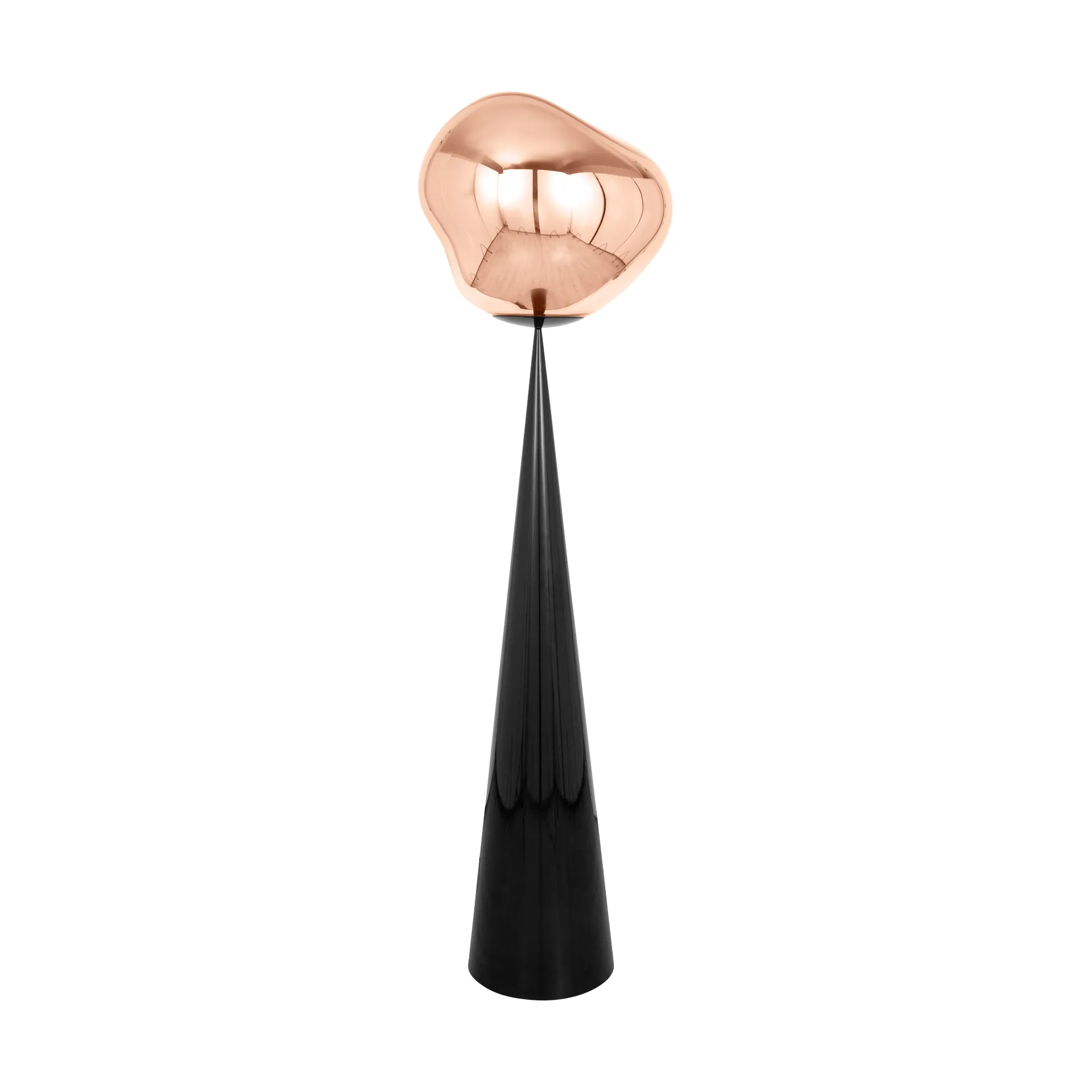 Melt Cone fat gulvlampe LED 174,5 cm, Copper Tom Dixon