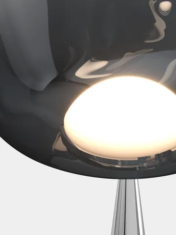 Melt Cone fat gulvlampe LED 174,5 cm - Nikkel-sølvfarget - Tom Dixon