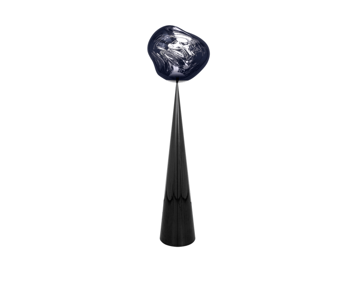 Melt Cone fat gulvlampe LED 174,5 cm, Smoke Tom Dixon