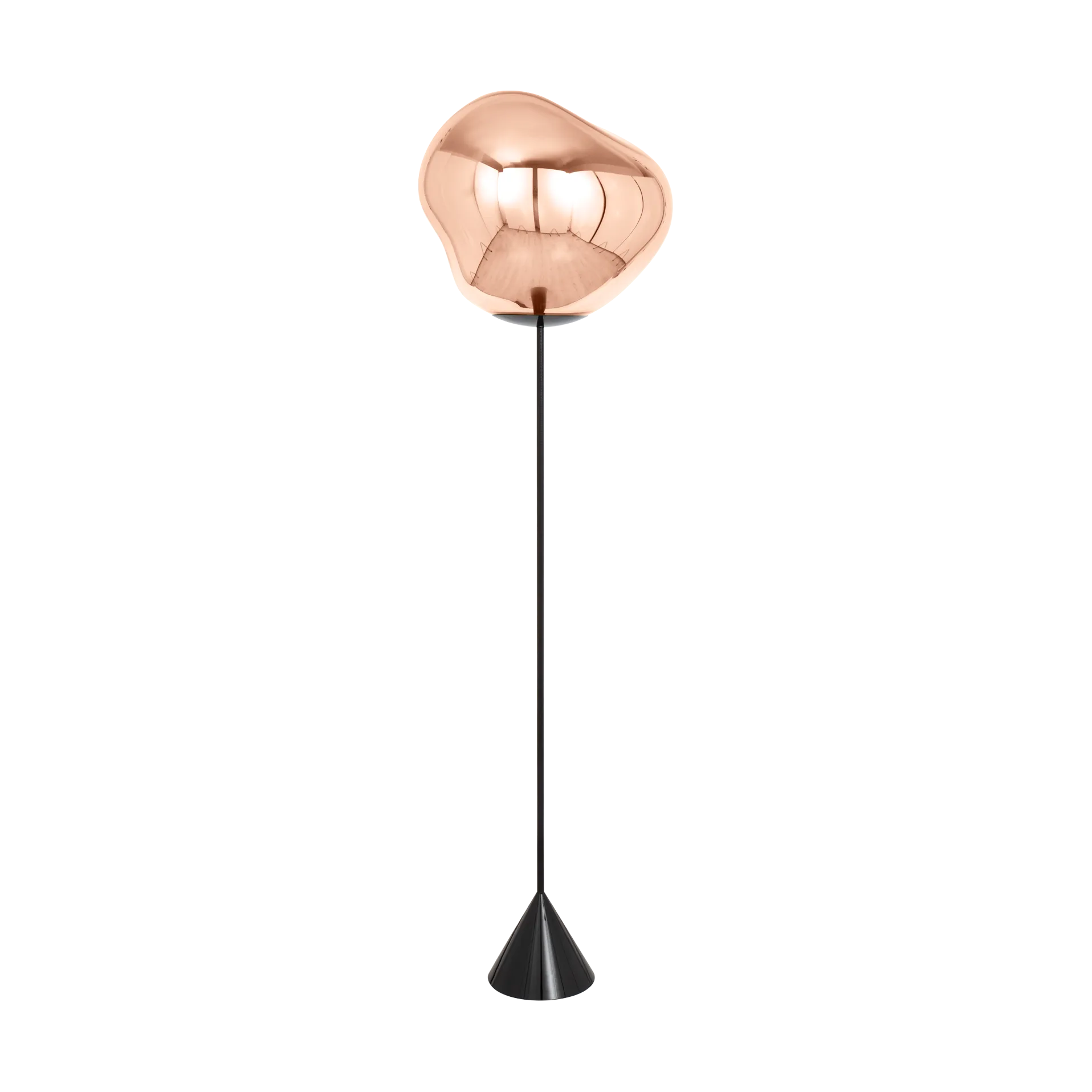 Melt Cone slim gulvlampe LED 180 cm, Copper Tom Dixon