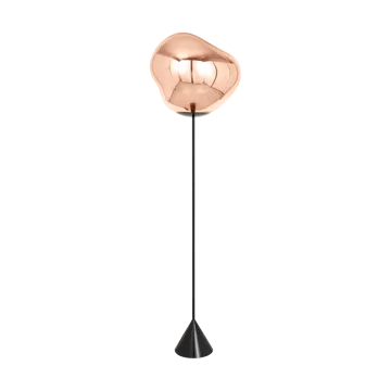 Melt Cone slim gulvlampe LED 180 cm - Copper - Tom Dixon