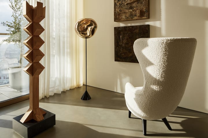 Melt Cone slim gulvlampe LED 180 cm, Gold Tom Dixon