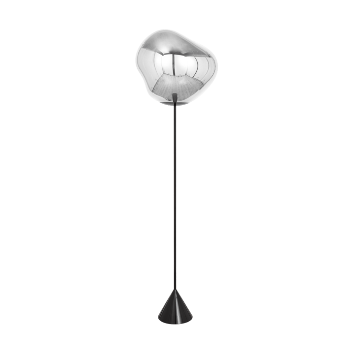 Melt Cone slim gulvlampe LED 180 cm - Silver - Tom Dixon
