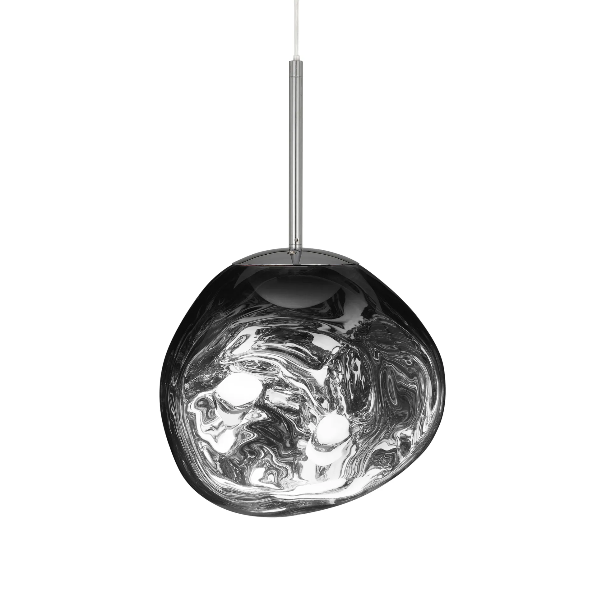 Melt pendel LED, Chrome, mini 27x28 cm Tom Dixon