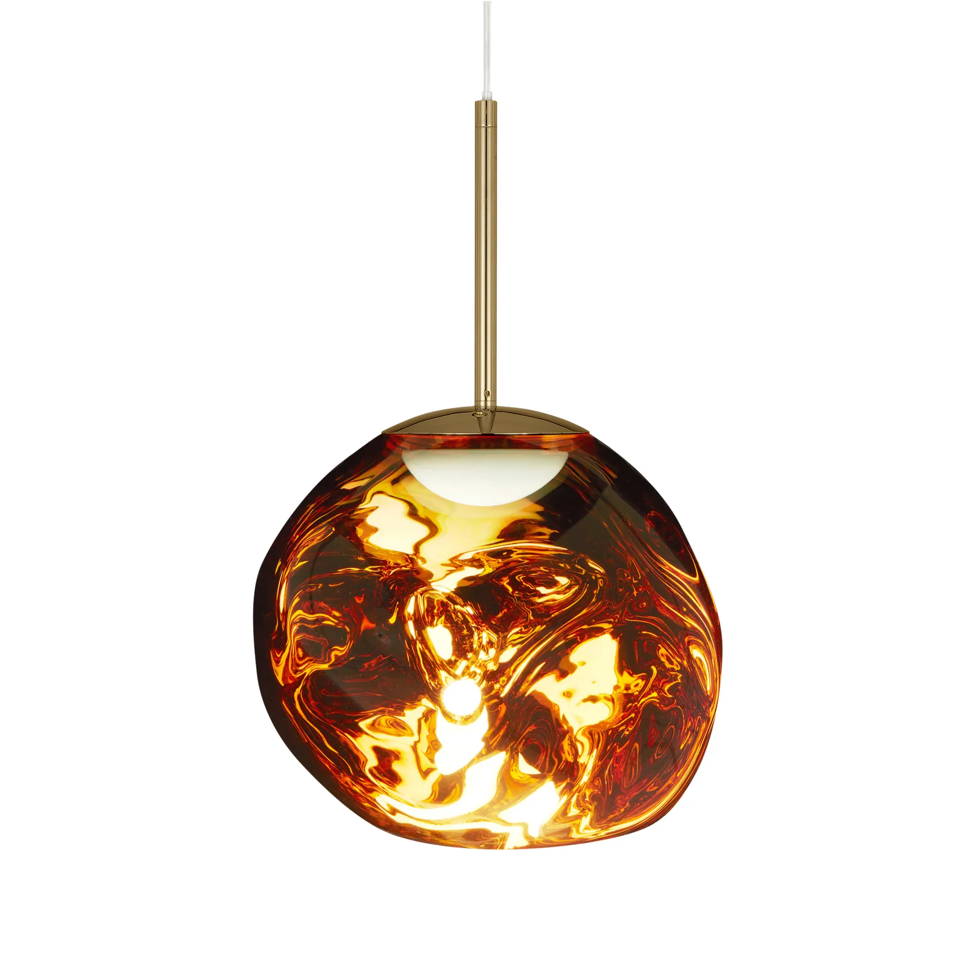 Melt pendel LED, Gold, mini 27x28 cm Tom Dixon