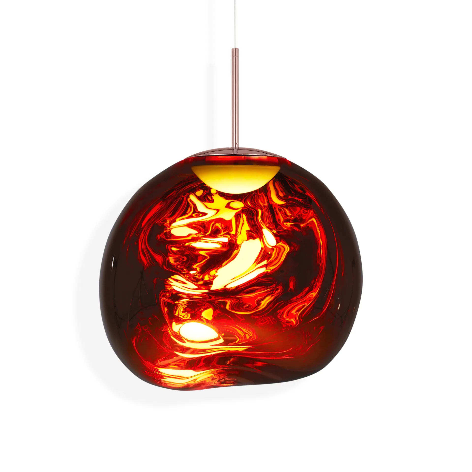Melt pendellampe LED, Copper (kobber), medium 50x50 cm Tom Dixon