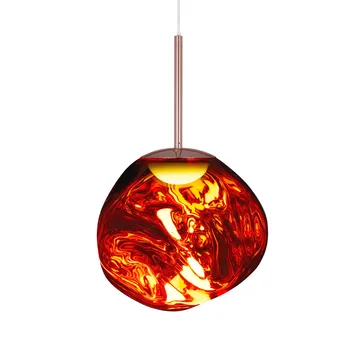 Melt pendellampe LED - Copper (kobber), mini 27x28 cm - Tom Dixon