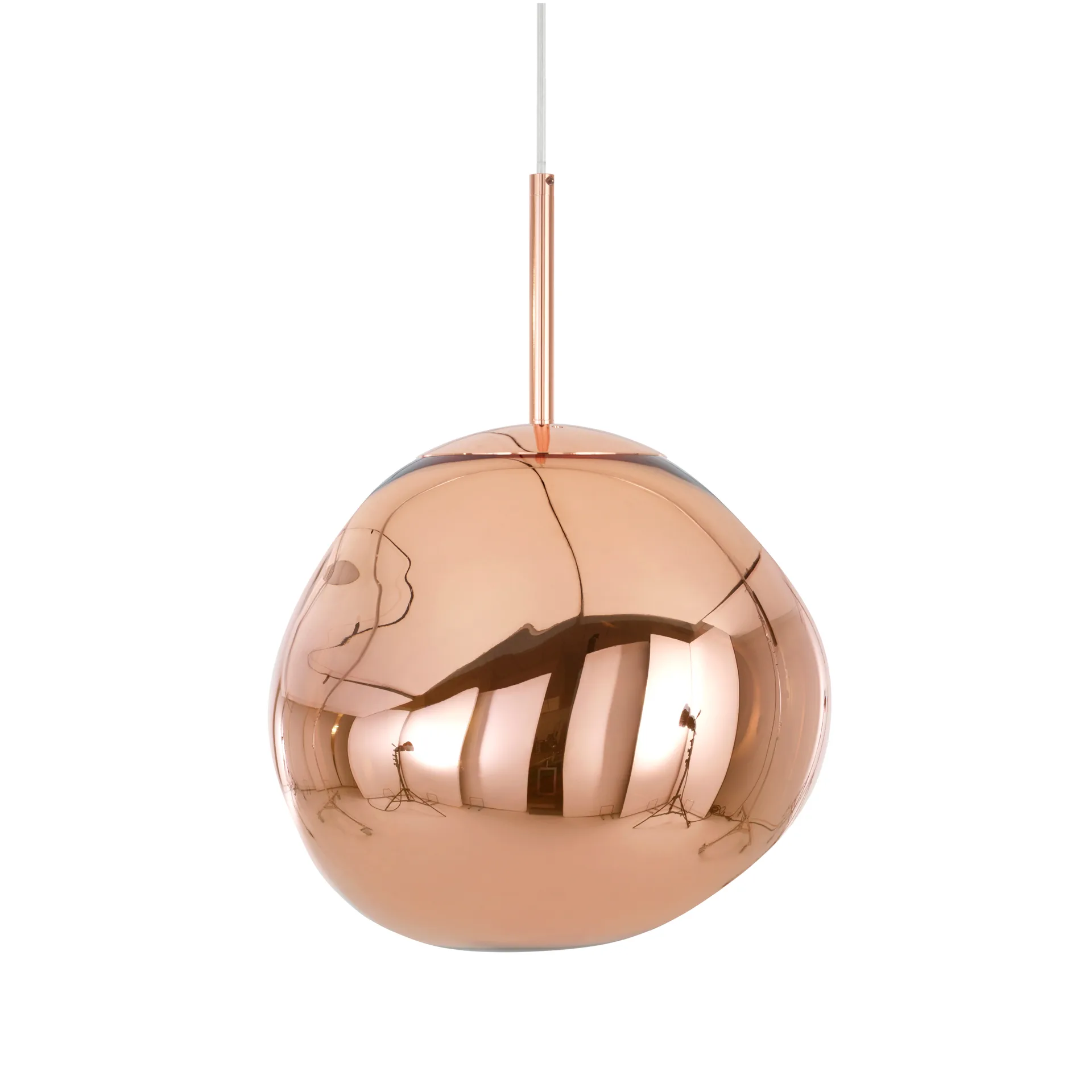 Melt pendellampe LED, Copper (kobber), mini 27x28 cm Tom Dixon