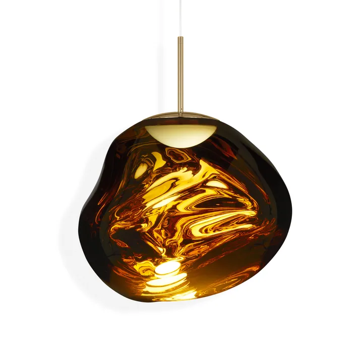 Melt pendellampe LED - Gold (gull), medium 50x50 cm - Tom Dixon