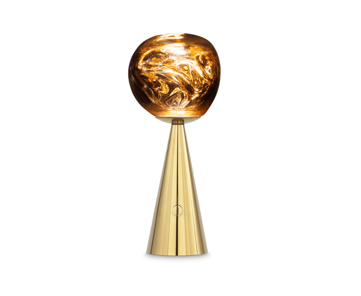 Melt Portable bordlampe, Gold Tom Dixon