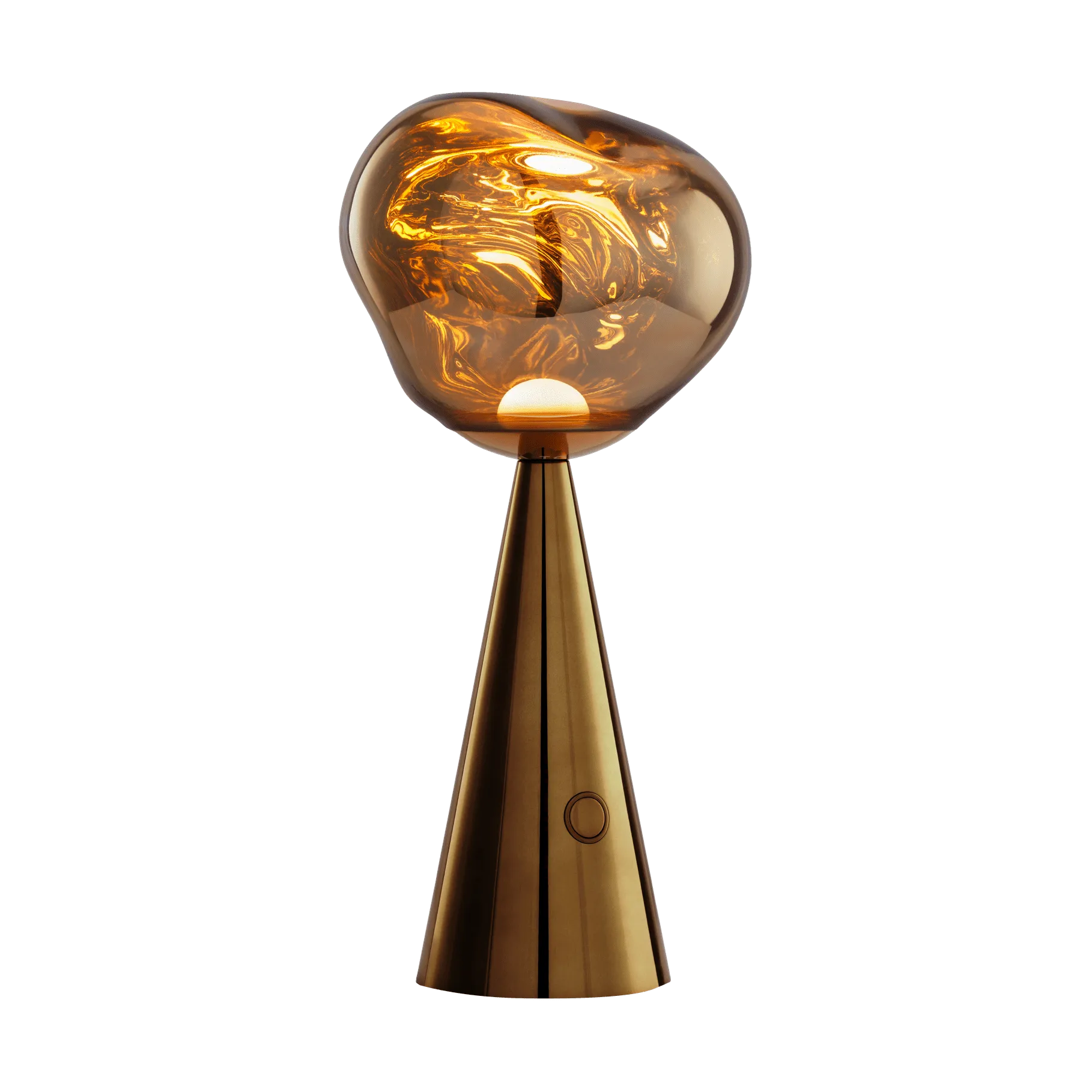 Melt Portable LED bordlampe 28,5 cm, Bronse Tom Dixon
