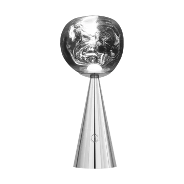 Melt Portable LED bordlampe 28,5 cm - Silver - Tom Dixon