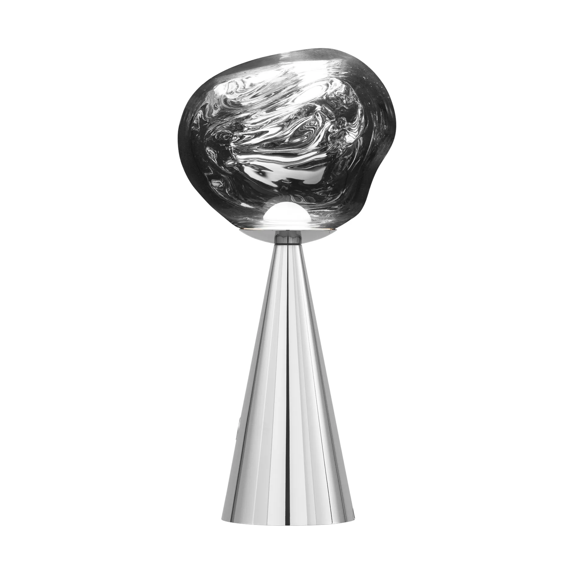 Melt Portable LED bordlampe 28,5 cm, Silver Tom Dixon