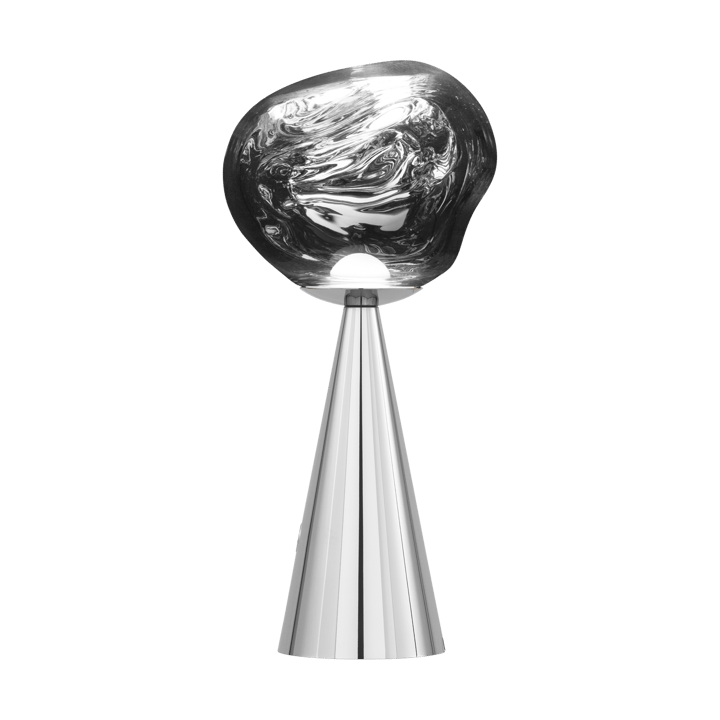 Melt Portable LED bordlampe 28,5 cm, Silver Tom Dixon