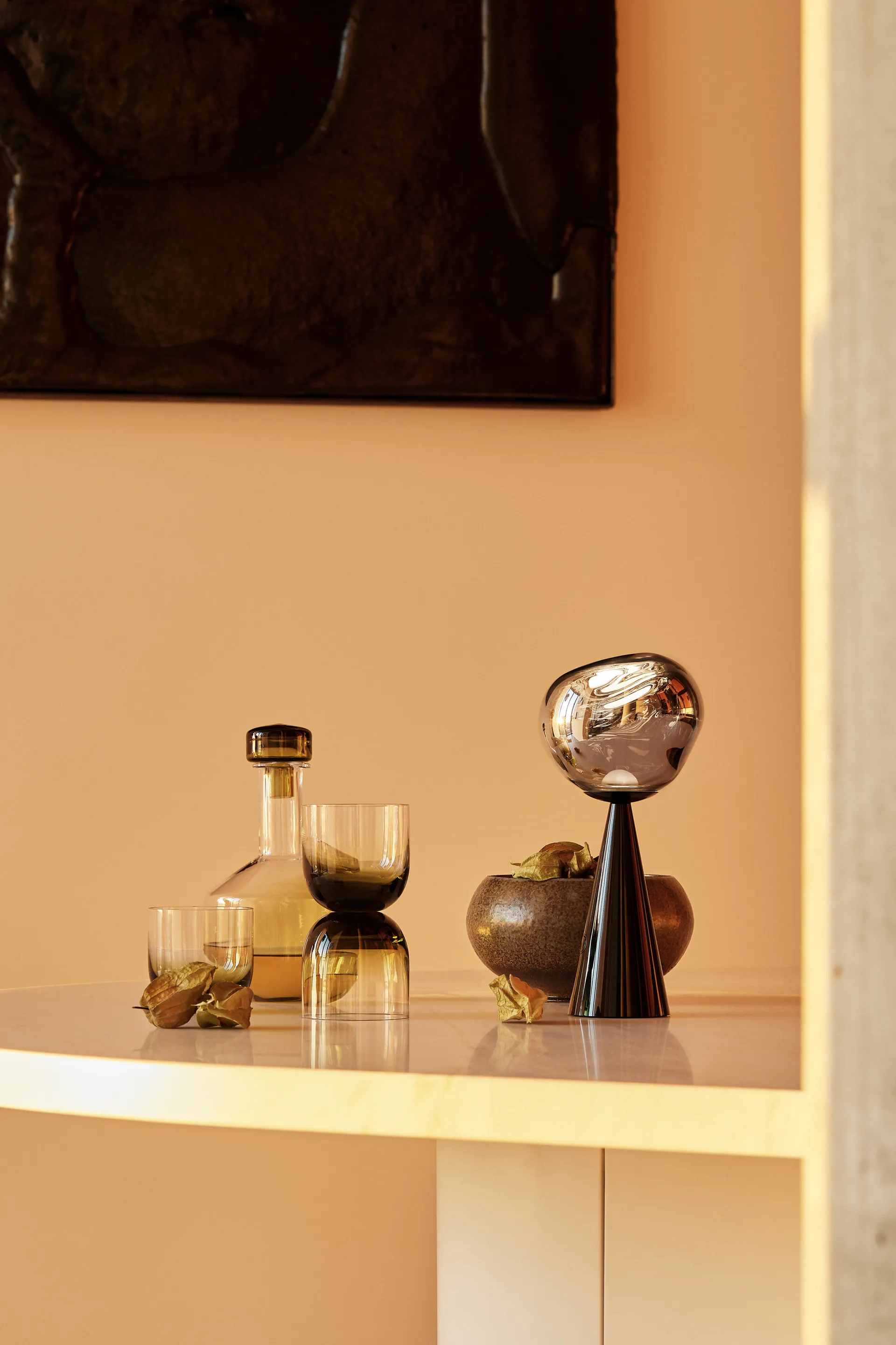 Melt Portable LED bordlampe 28,5 cm, Sort Tom Dixon