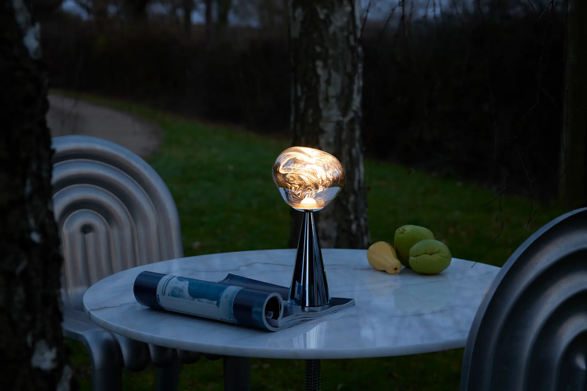 Melt Portable LED bordlampe 28,5 cm, Sort Tom Dixon