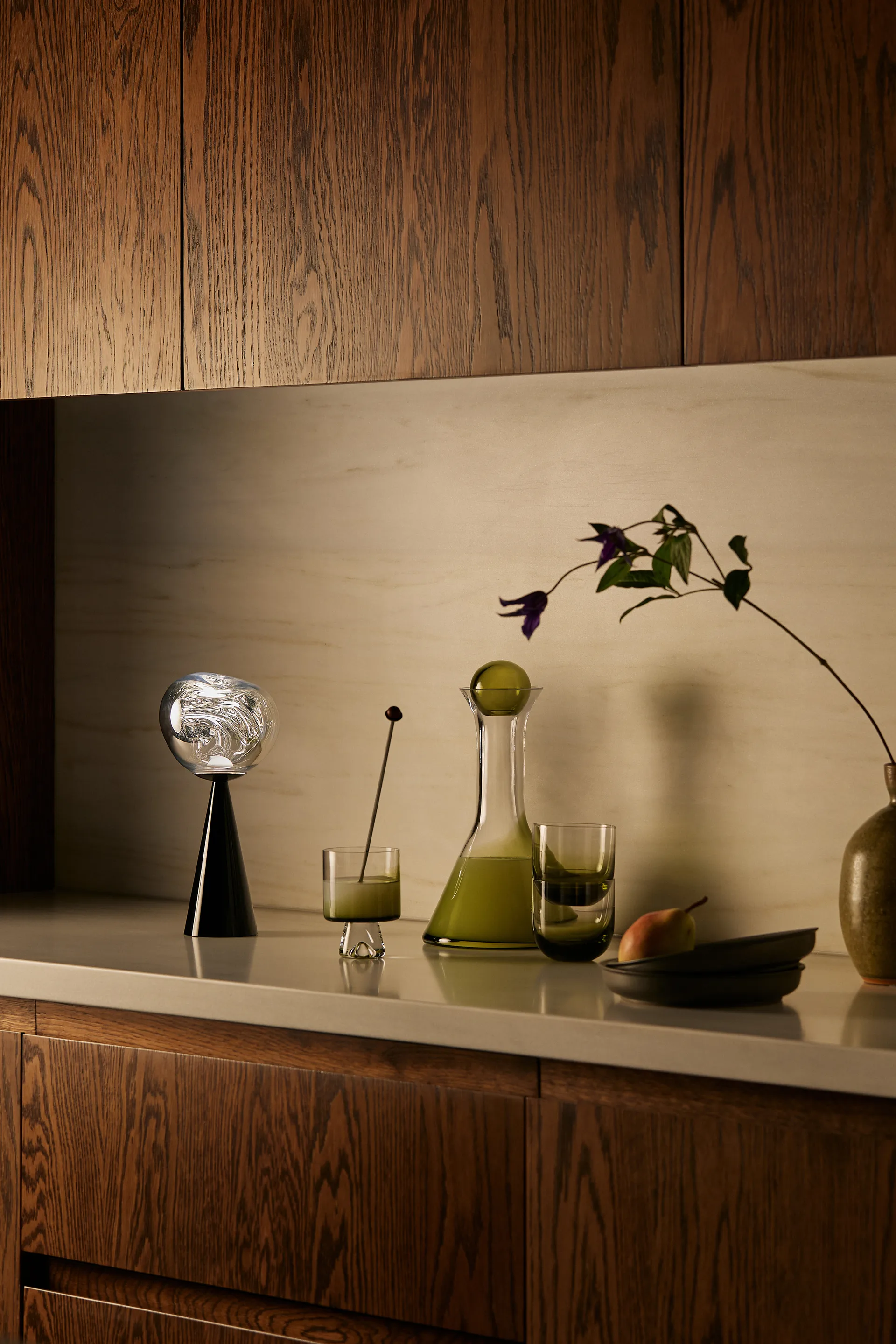 Melt Portable LED bordlampe 28,5 cm, Sort Tom Dixon